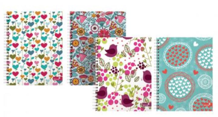 (image for) SILVINE TWIN WIRE NOTEBOOK 160PAGES - A5