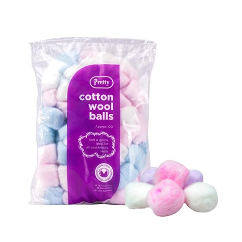 (image for) PRETTY COTTON WOOL BALL COLOUR