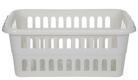 (image for) LAUNDRY BASKET RECT CREAM