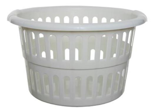 (image for) LAUNDRY BASKET ROUND CREAM