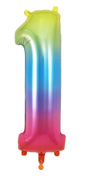 (image for) OT FOIL BALLOON NO.1 RAINBOW