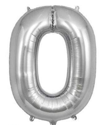(image for) OT FOIL BALLOON NO.0 SILVER