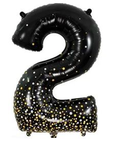 (image for) OT FOIL BALLOON NO.2 BLK GOLD