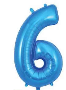 (image for) OT FOIL BALLOON NO.6 BLUE