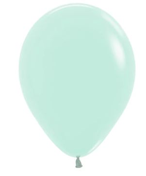(image for) ST BALLOON PASTEL/M GREEN 25S