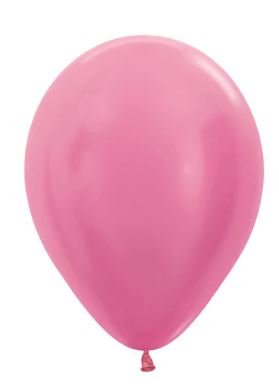 (image for) ST BALLOON SATIN FUCHSIA 50S