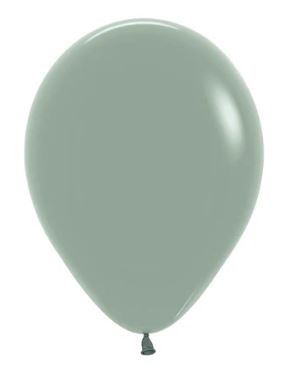(image for) ST BALLOON PASTEL D/LGREEN 25S
