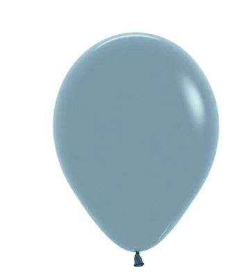 (image for) ST BALLOON PASTEL D/BLUE 100S