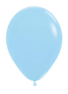 (image for) ST BALLOON PASTEL/M BLUE 50S