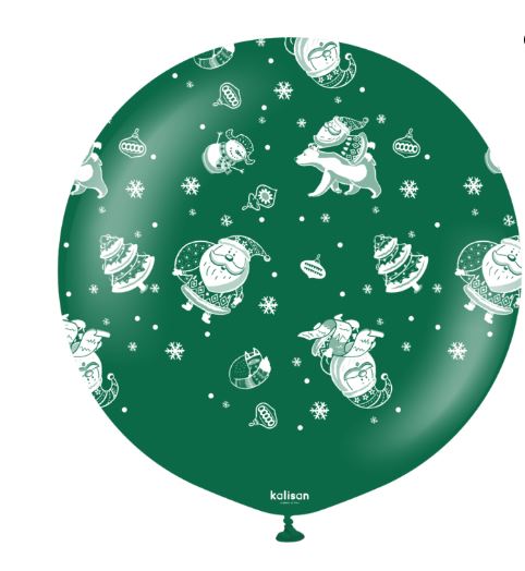 (image for) KS XMAS BALLOON-SANTA DGRN 25S