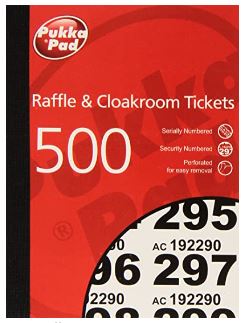 (image for) PUKKA RAFFLE & CLOAKROOM TICKETS - 500
