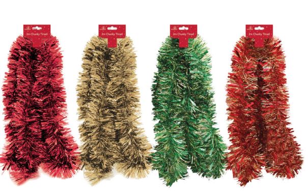 (image for) XMAS TINSEL CHUNKY TRADITI ASS