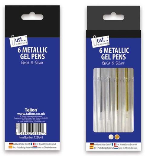 (image for) TALLON GEL PEN GOLD & SILVER - STD
