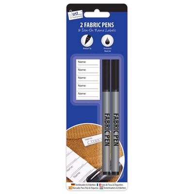 (image for) TALLON FABRIC PENS & NAME LABELS - 2S