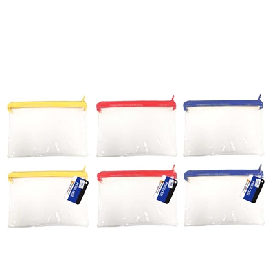 (image for) TALLON CLEAR EXAM PENCIL CASE - 8""