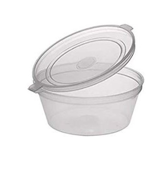 (image for) MAJ PLASTIC SAUCE CUP HINGED