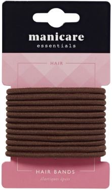 (image for) MANICARE BROWN HAIR BANDS-12S