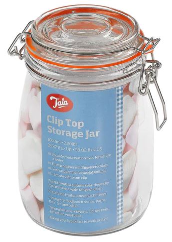 (image for) TALA STORAGE JAR GLASS - 1000ML