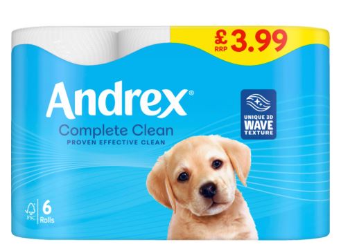 (image for) ANDREX T/ROLL C/CLN WHI PM3.99