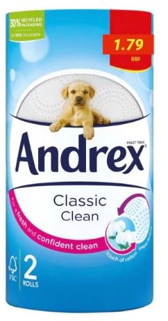 (image for) ANDREX T/ROLL C/CLEAN PM1.79