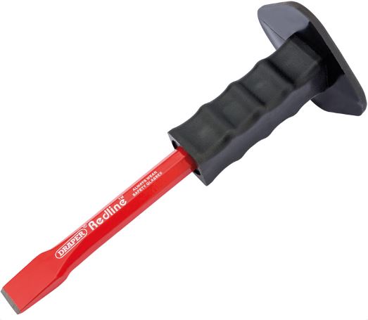 (image for) DRAPER REDLINE COLD CHISEL WITH HAND GUARD-300MM