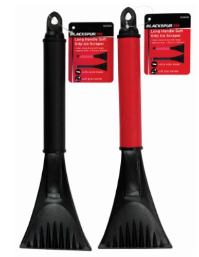 (image for) BLACKSPUR LONG HANDLE SOFT GRIP ICE SCRAPER