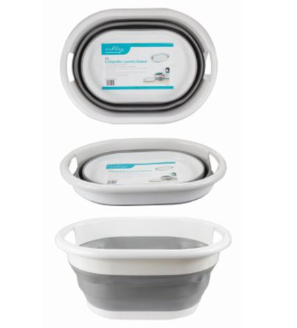 (image for) ASHLEY COLLAPSIBLKE LAUNDRY BASKET-22L