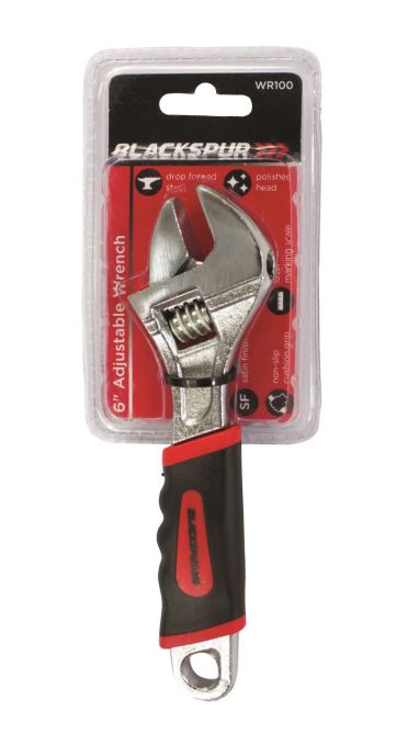 (image for) BLACKSPUR ADJUSTABLE WRENCH - 6\"\"