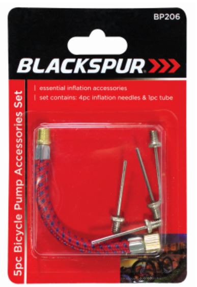 (image for) BLACKSPUR BIYCLE PUMP ACCESSORIES SET 5S