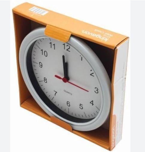 (image for) KINGAVON WHITE WALL CLOCK