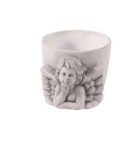 (image for) REY WASH CHERUB POT CERAMIC