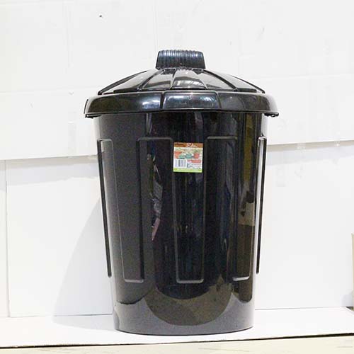 (image for) GIANT STORE BIN & LID BLACK