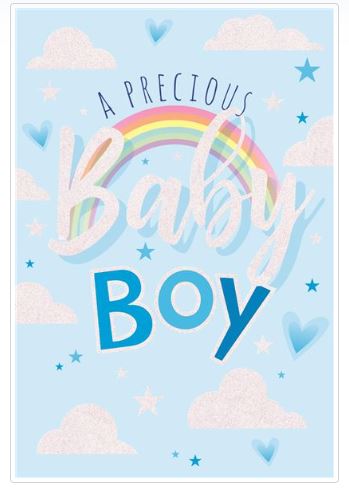 (image for) SEL CARD NEW BORN BABY BOY