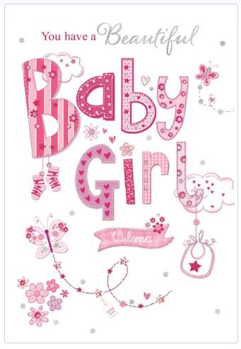 (image for) SEL CARD BEAUTIFUL BABY GIRL