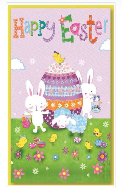 (image for) SEL EASTER CARD-HAPPY EASTER